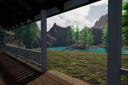 Porch View in Game